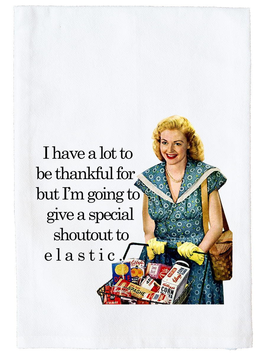 Shout Out To Elastic Kitchen Towel