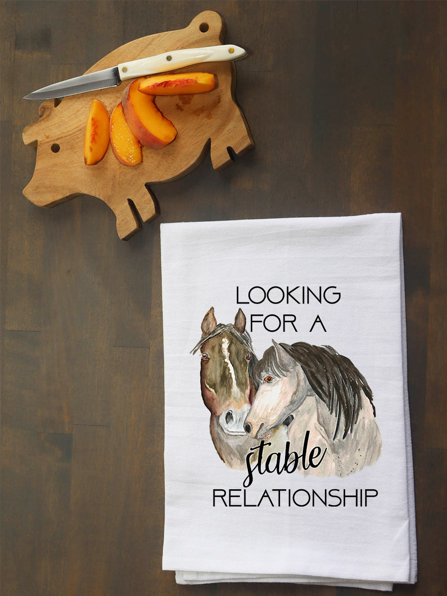 Stable Relationship Kitchen Towel