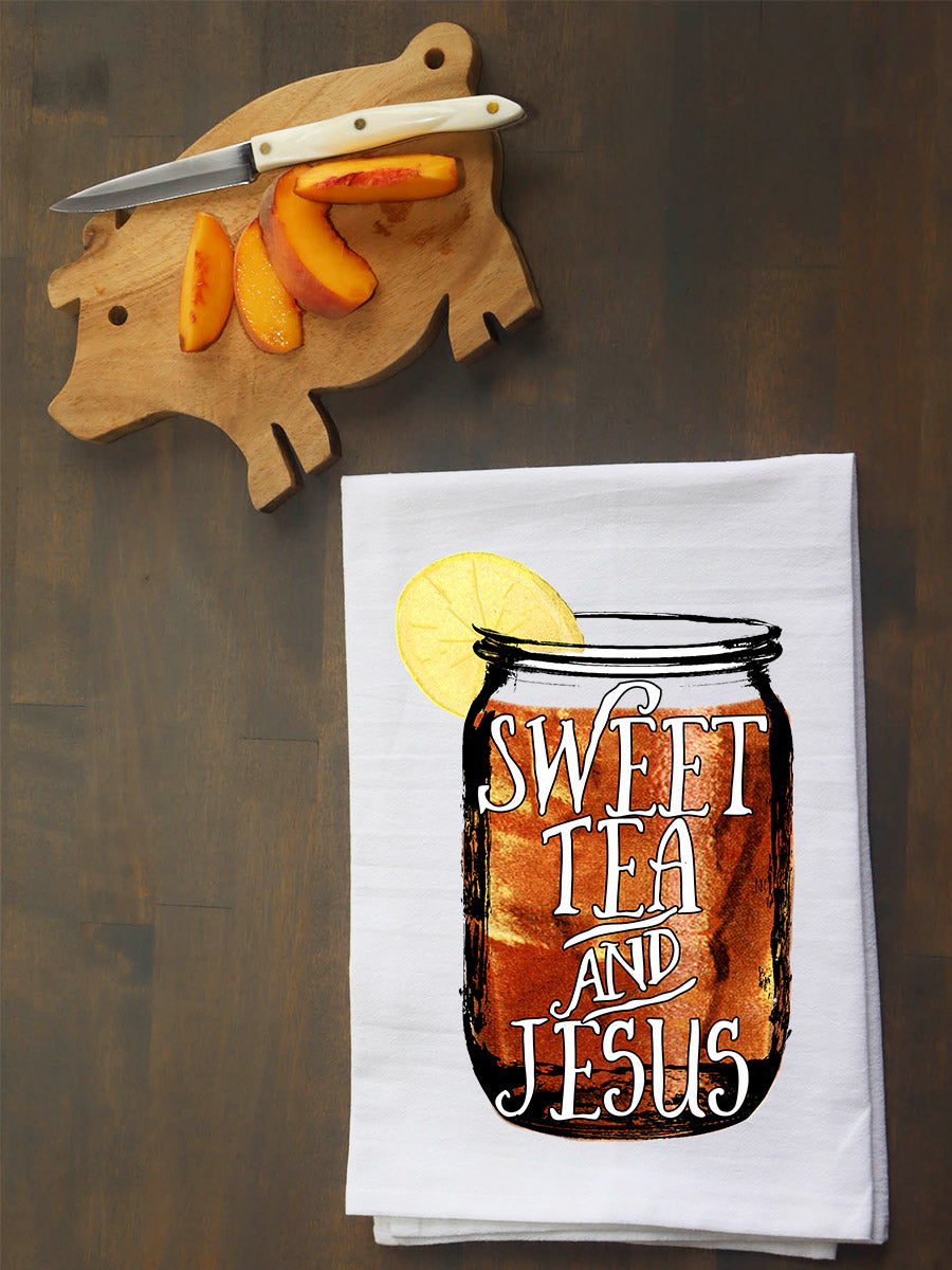 Sweet Tea and Jesus Kitchen Towel