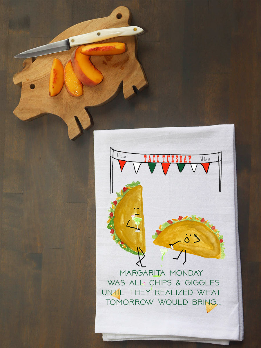 Margarita Monday & Taco Tuesday Kitchen Towel