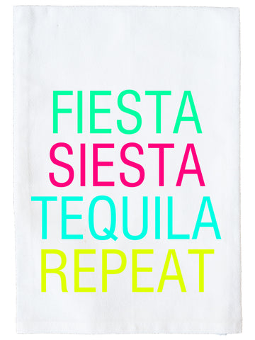 Fiesta, Siesta, Tequila, Repeat Kitchen Towel