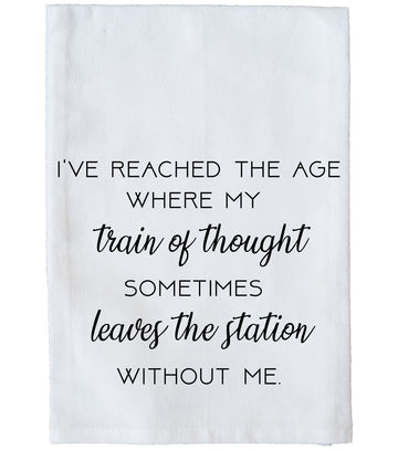 Train of Thought Kitchen Towel