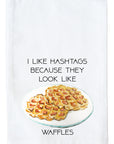Hashtag Waffles Kitchen Towel