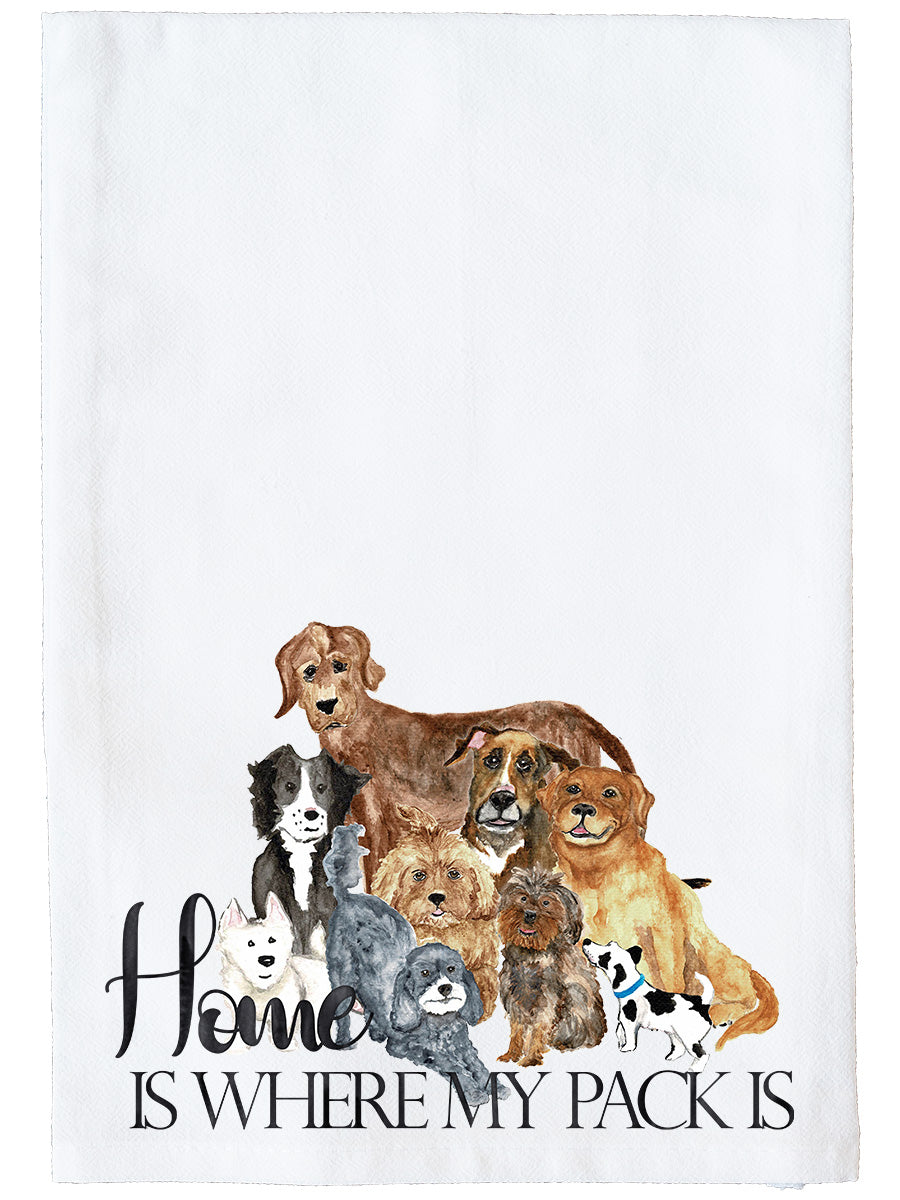 Home Is Where My Pack Is Kitchen Towel