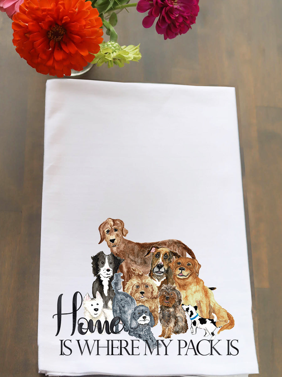 Where My Pack Is Kitchen Towel