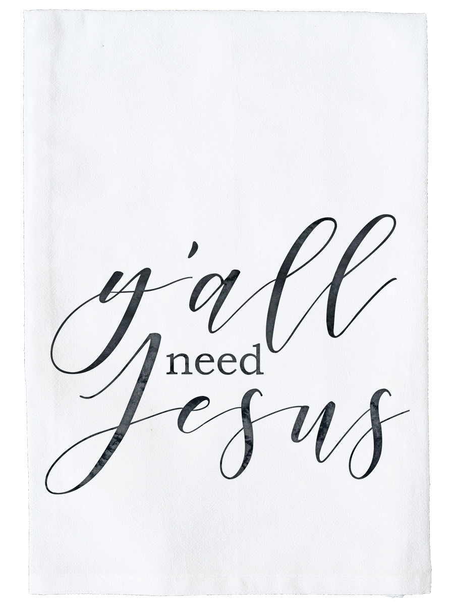 Ya'll Need Jesus Kitchen Towel