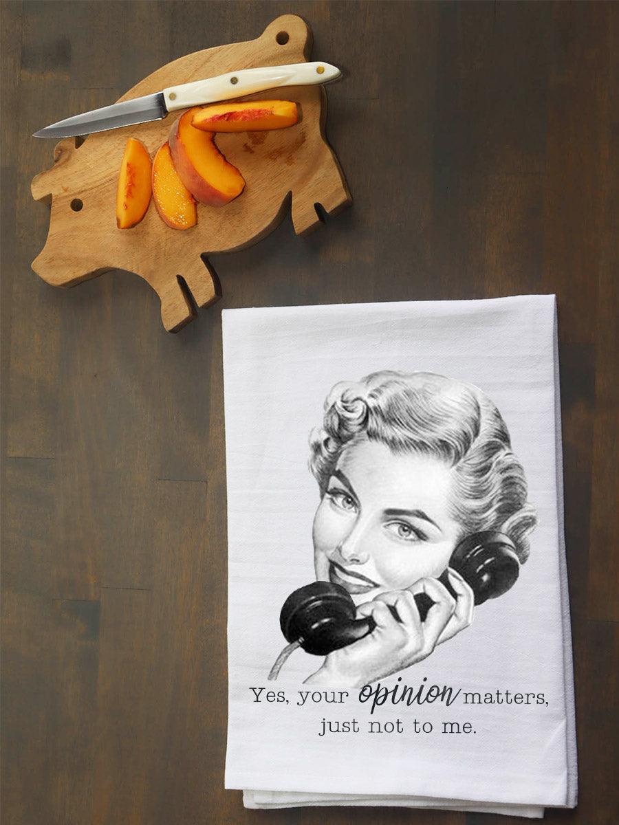 Your Opinion Matters Kitchen Towel