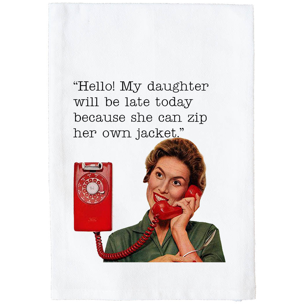 Zip Own Jacket Kitchen Towel