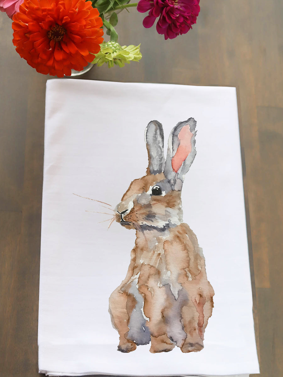 Sitting Bunny Kitchen Towel