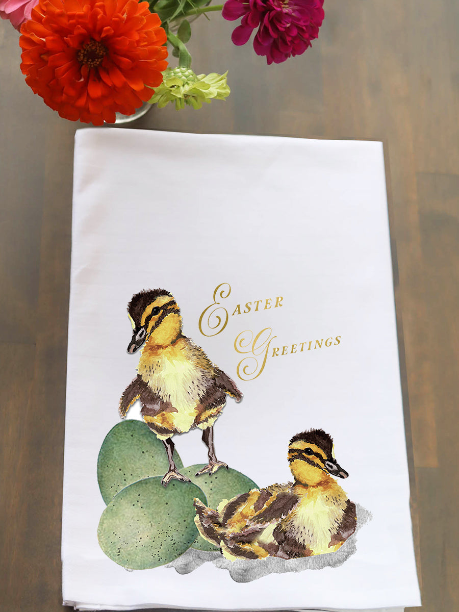 Easter Greetings Kitchen Towel