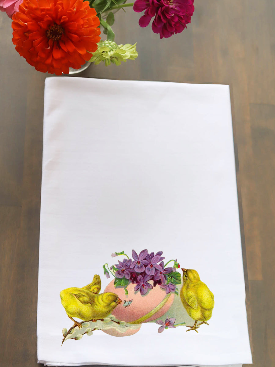 Easter Violet Kitchen Towel