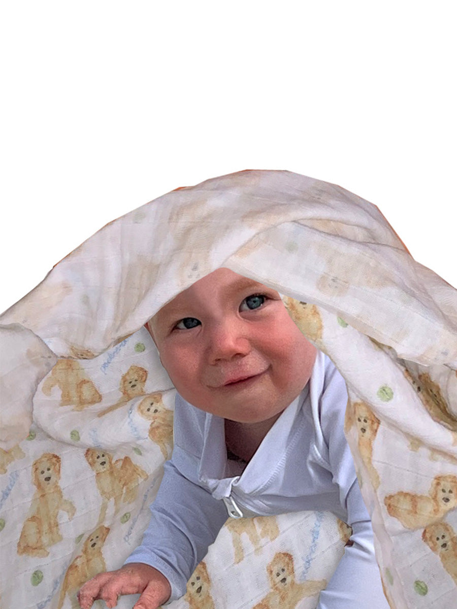 Peek-a-Doodle Baby Blanket