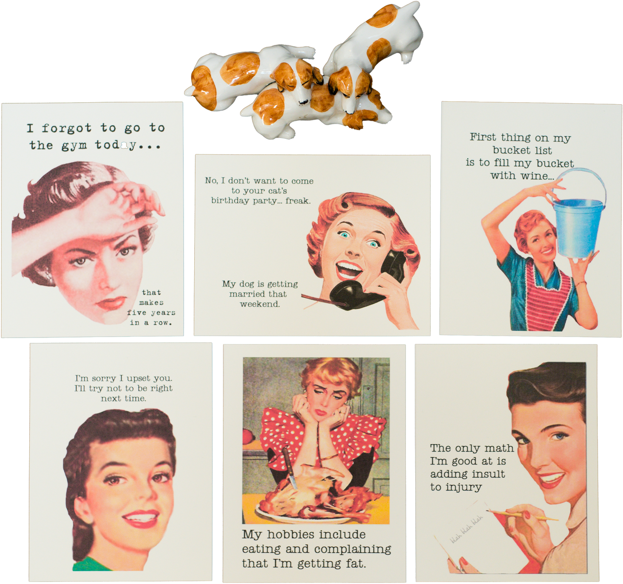 Vintage Ladies Funny Sationery