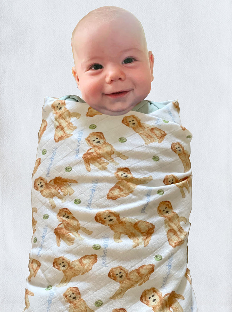 Peek-a-Doodle Baby Blanket