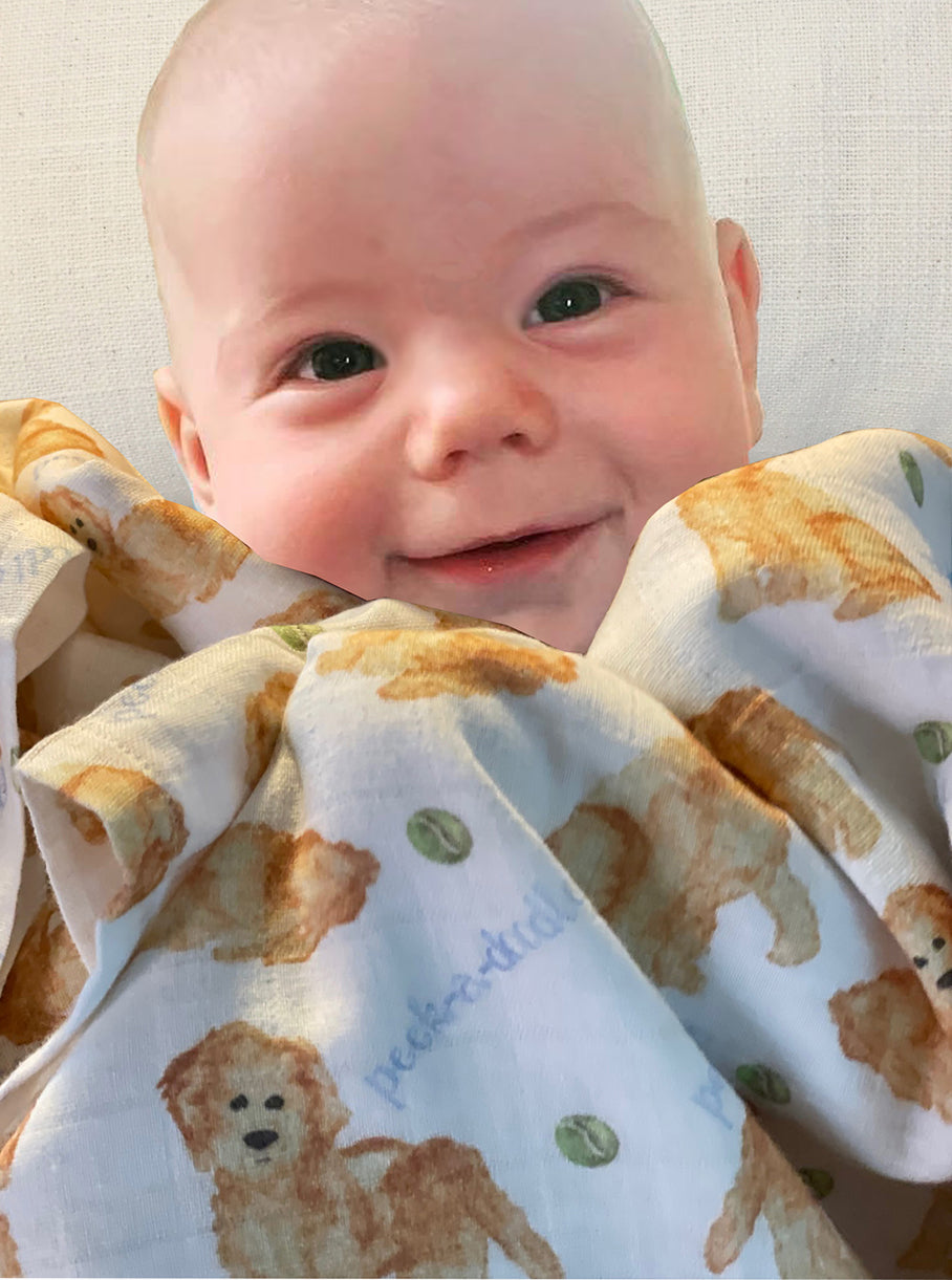 Peek-a-Doodle Baby Blanket