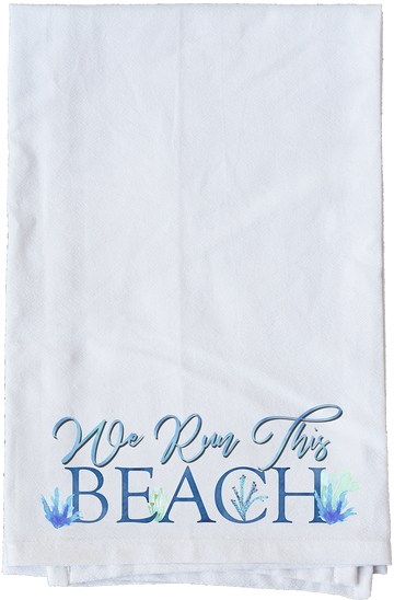 We run this beach Kitchen Towel